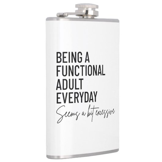 Grappige volwassen kolf heupfles (Rechts)