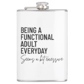 Grappige volwassen kolf heupfles (Voorkant)