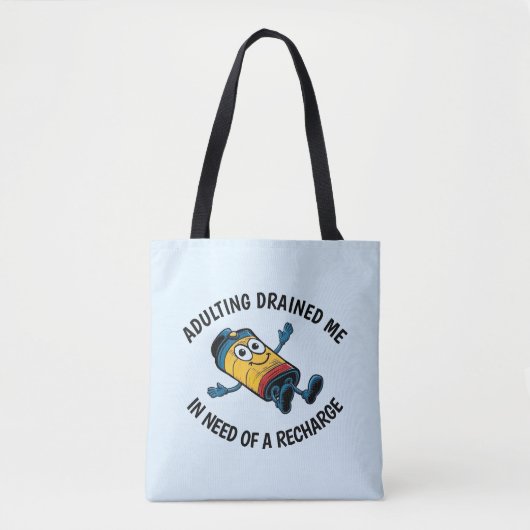 Grappige volwassen strijd tote bag (Voorkant)