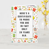 grappige volwassen verjaardagsgroet kaart (Gele Bloem)