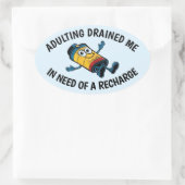 Grappige volwassen worsteling Sticker (Tas)