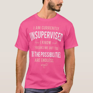 Grappige volwassene sarcasme ik ben momenteel onbe t-shirt