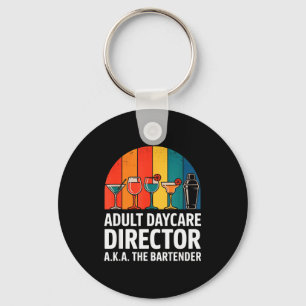 Grappige Volwassenen Dagopvang Directeur AKA De Ba Sleutelhanger