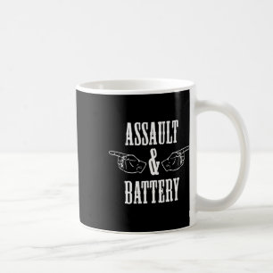 Grappige volwassenen en batterij bodybuilding koffiemok