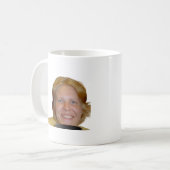 Grappige voor en na ochtendkoffie meme mok (Voorkant links)