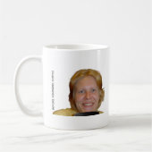 Grappige voor en na ochtendkoffie meme mok (Links)