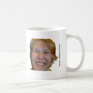 Grappige voor en na ochtendkoffie meme mok