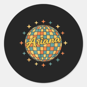 Grappige voornaam gepersonaliseerde naam voornaam  ronde sticker