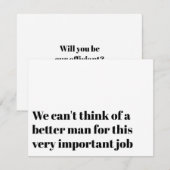 Grappige Voorstel Uitnodiging Aan Ambtenaar Van De (Voorkant / Achterkant)