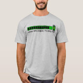 Grappige vooruitgang 99% complete VFX-coördinator T-shirt (Voorkant)