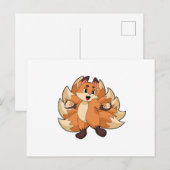 Grappige Vos Briefkaart (Voorkant / Achterkant)