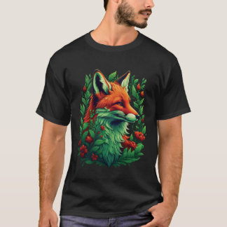 Grappige Vos Dierenliefhebber Grafische Kunst Cute T-shirt