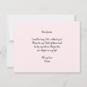 Grappige Vraagkaart Voor Bruidsmeisje - Champagne Kaart (Achterkant)