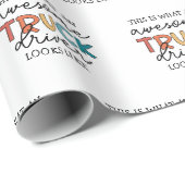 Grappige vrachtwagenchauffeur | Geweldige takelwag Cadeaupapier (Rol Hoek)