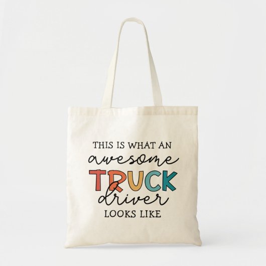 Grappige vrachtwagenchauffeur | Geweldige takelwag Tote Bag (Voorkant)
