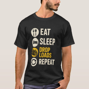 Grappige vrachtwagenchauffeur grap joke vrachtwage t-shirt