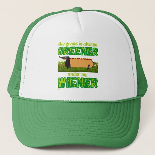 grappige vrachtwagenhoed "MY WIENER" Trucker Pet (Voorkant)