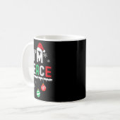 Grappige Vrede Ik Kom In Vrede Kerst Koppel Match Koffiemok (Voorkant links)