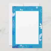 Grappige vrede liefde en wonder Chanoeka Kaart (Achterkant)