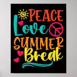 Grappige Vrede Liefde en Zomervakantie Vakantie Vi Poster