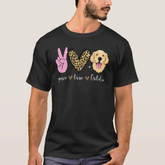 Grappige Vrede Liefde Golden Retriever Vader Ever  T-shirt