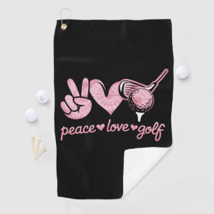 Grappige Vrede Liefde Golf Speler Sportliefhebbers Golfhanddoek
