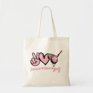 Grappige Vrede Liefde Golf Speler Sportliefhebbers Tote Bag