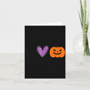 Grappige Vrede Liefde Halloween Zwarte Kat Kaart