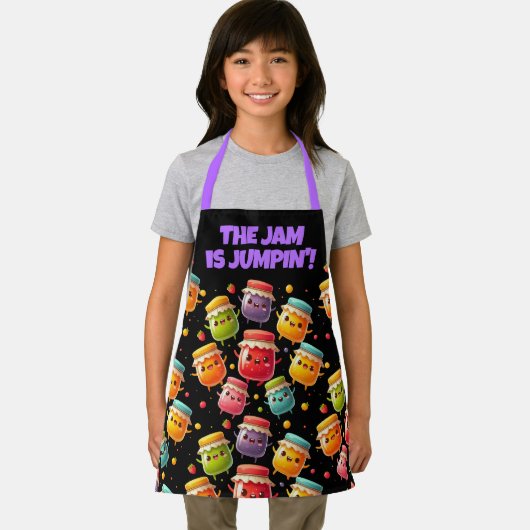 Grappige vreugdevolle jumping potten van Jubilant  Schort (Insitu)