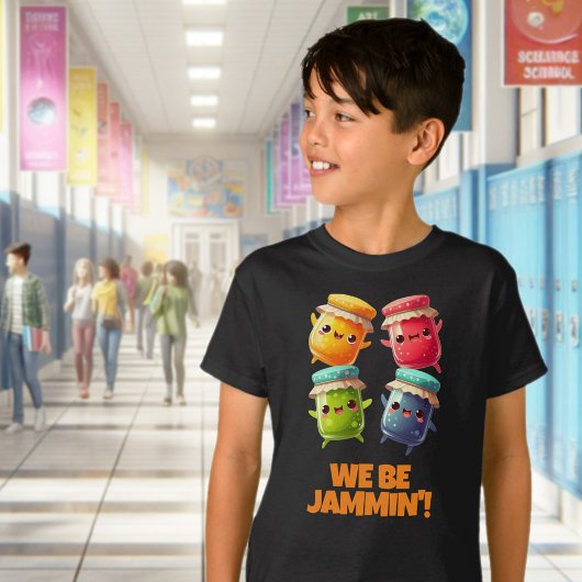 Grappige vreugdevolle jumping potten van Jubilant T-shirt
