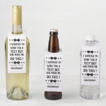 Grappige Vriend Aanzoek | Getuige Aanzoek Flessenhanger<br><div class="desc">Maak het aanzoek aan je vrienden of getuige onvergetelijk met een humoristische twist! Ons grappige vriend aanzoek fles hanger label is de perfecte manier om de vraag te stellen terwijl je een drankje deelt. Met de brutale boodschap "Wil je mijn getuige zijn? Smeek me niet!" naast een speels ontwerp, is...</div>