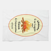 Grappige Vriend Marshmallow Camping Quote Theedoek (Horizontaal)