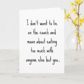 Grappige vriend of valentijnskaart kaart (Gele Bloem)