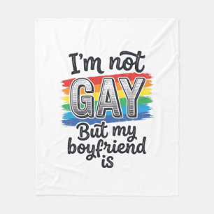 Grappige vriend Pride vintage graveer shirt Desi Fleece Deken