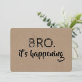 Grappige Vriend Van De Bruidegom Of Getuige Voorst Kaart (Staand voorkant)