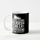 Grappige vriend van een cheerleader B Koffiemok (Links)