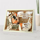 Grappige  Vrienden Groet Kaart (Voorkant)