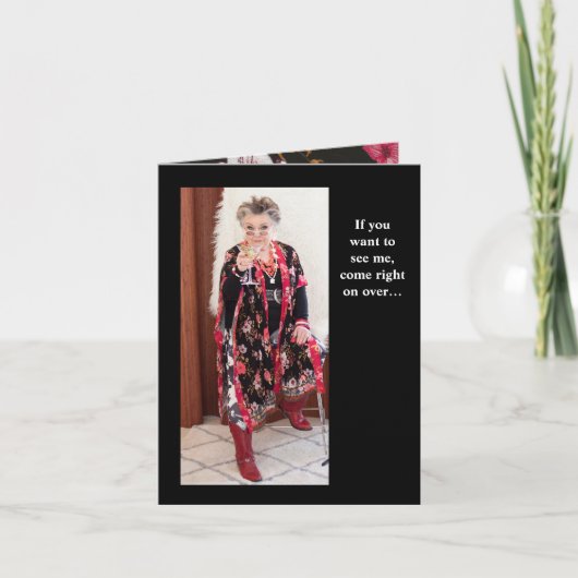 Grappige Vriend's Uitnodiging voor Afspraak (Voorkant)