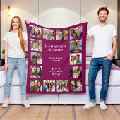 Grappige Vriendschap Hangover Design fotocollage Fleece Deken