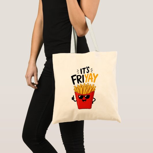 Grappige Vrijdag Tote Bag (Voorkant (product))