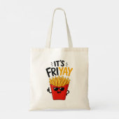 Grappige Vrijdag Tote Bag (Achterkant)