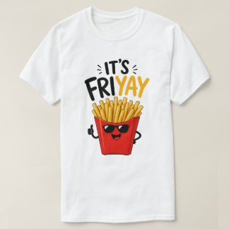 Grappige Vrijdag Unisex Wit T-shirt