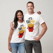 Grappige Vrijdag Unisex Wit T-shirt (Unisex)