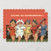 Grappige vrijgezellen kaart (Voorkant / Achterkant)