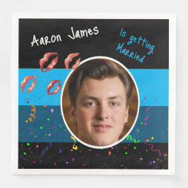 Grappige vrijgezellenfeest Activiteit voor de brui Servet