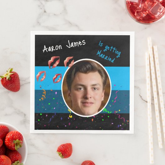 Grappige vrijgezellenfeest Activiteit voor de brui Servet (Insitu)