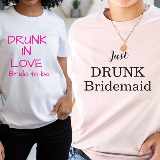 Grappige vrijgezellenfeest bruid t-shirt