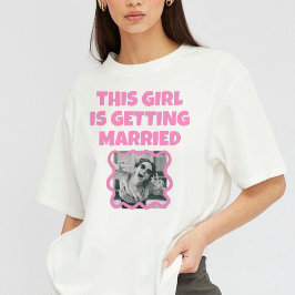 Grappige vrijgezellenfeest Bruid T-shirt
