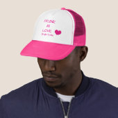 Grappige vrijgezellenfeest bruid trucker pet (In situ)