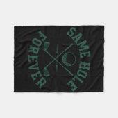 Grappige vrijgezellenfeest bruidegom hetzelfde gat fleece deken (Voorkant (Horizontaal))